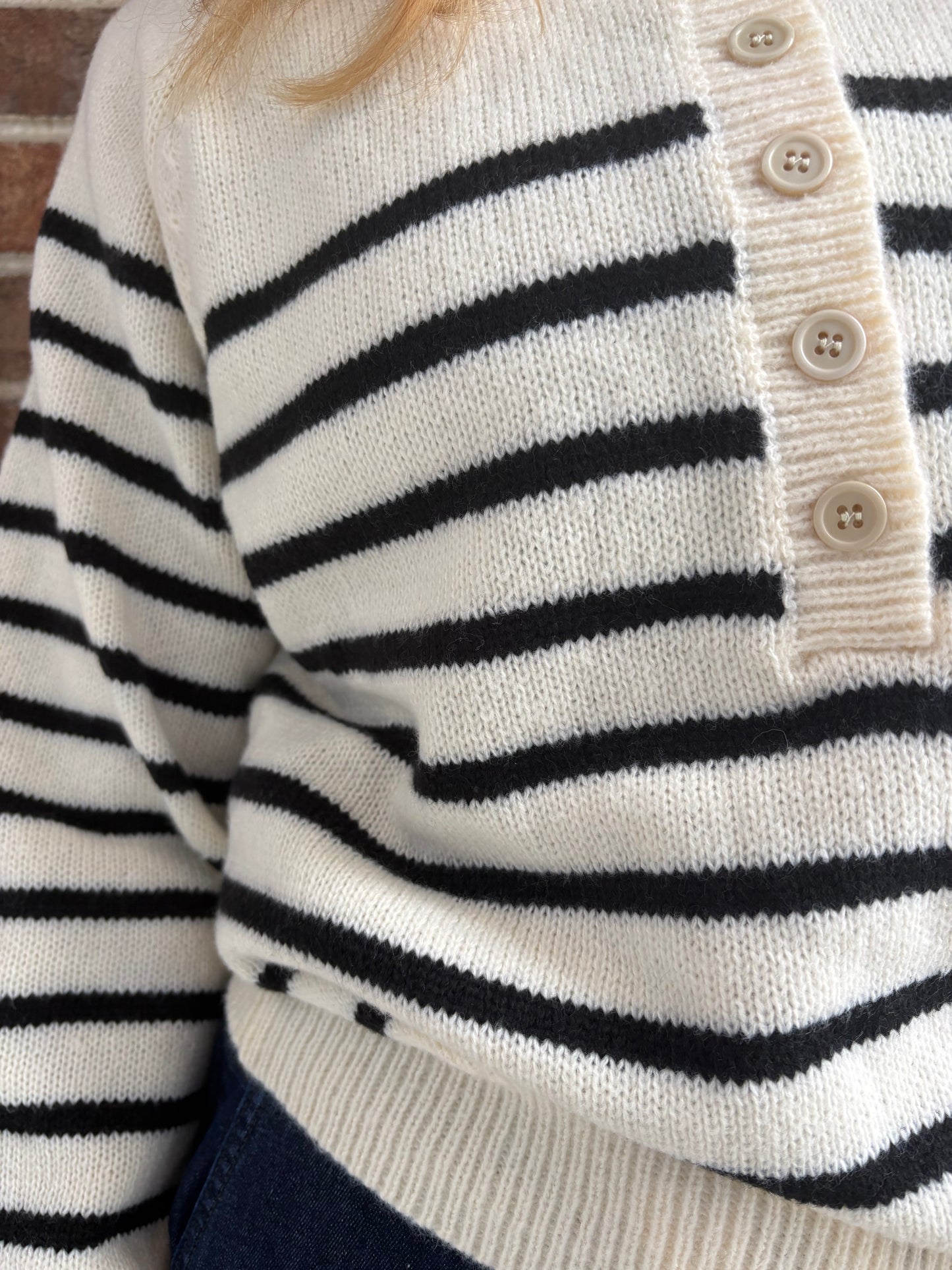Long Sleeve Striped Season Sweater Top