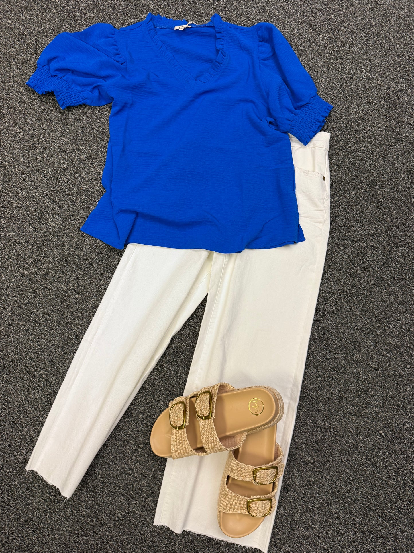 Bright Royal Blue Top America 250th | Queen Bee Boutique