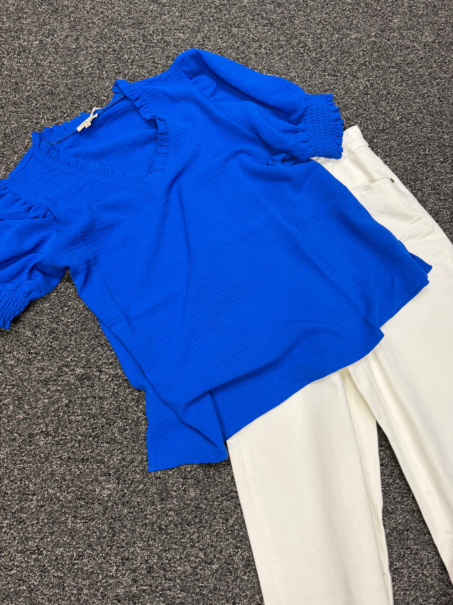 Bright Royal Blue Top America 250th | Queen Bee Boutique
