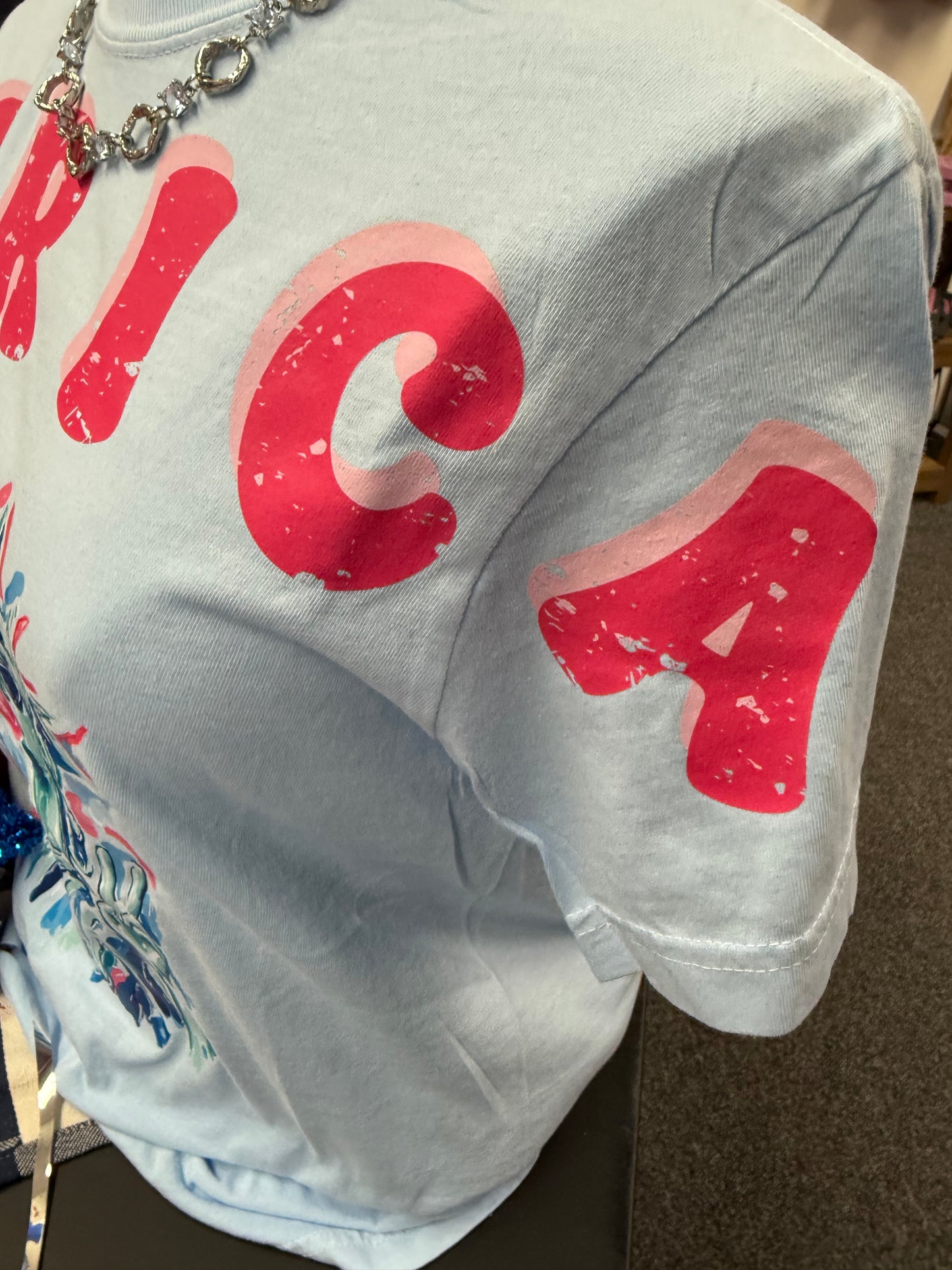 'Merica Lady Liberty Graphic Tee | Queen Bee Boutique