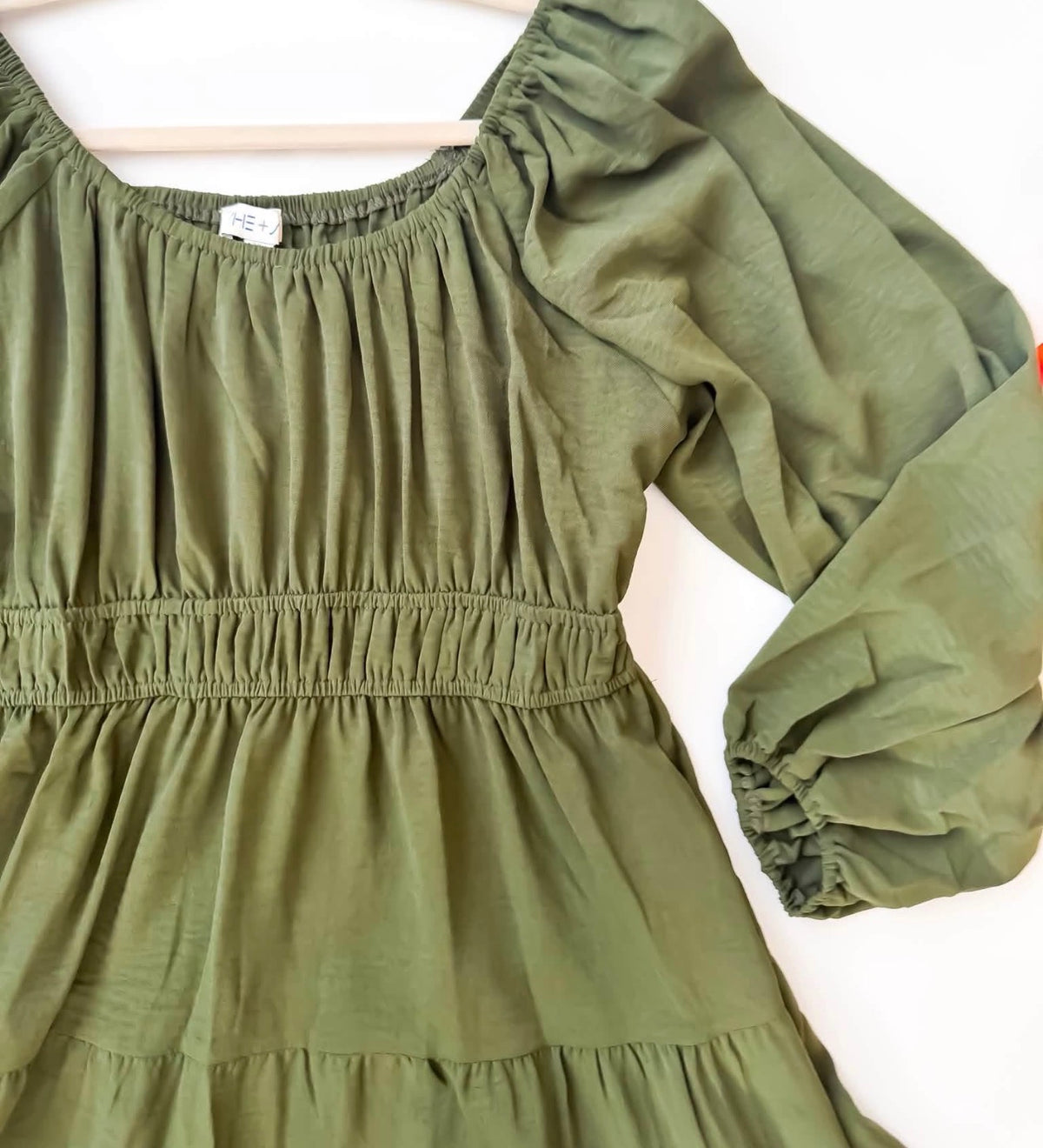 Plus Olive Green Fall Dress | Queen Bee Boutique