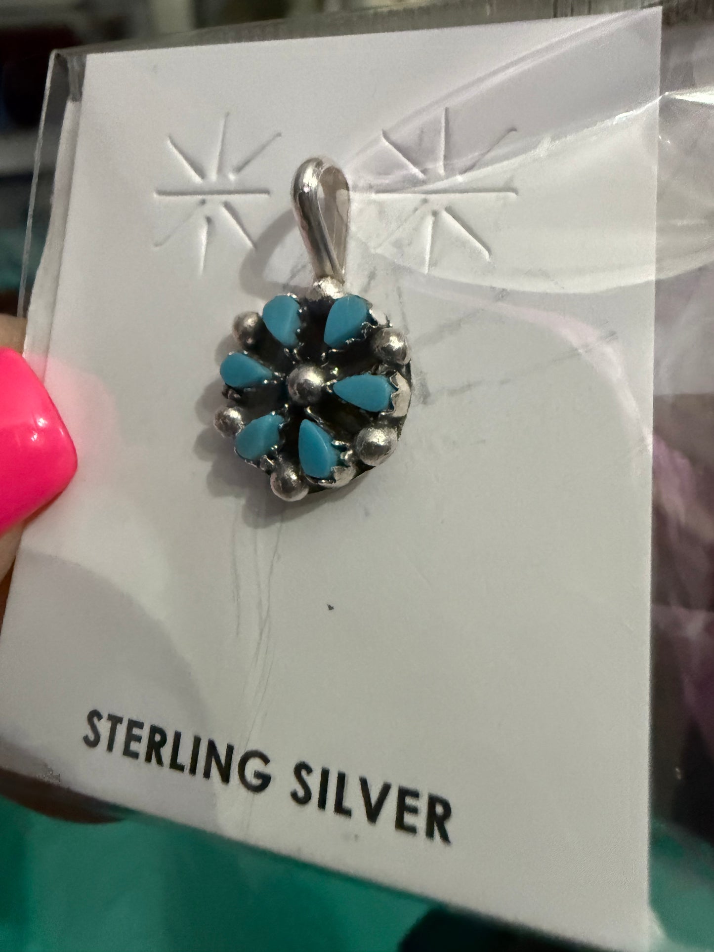 Zuni Cluster Pendant | Queen Bee Boutique