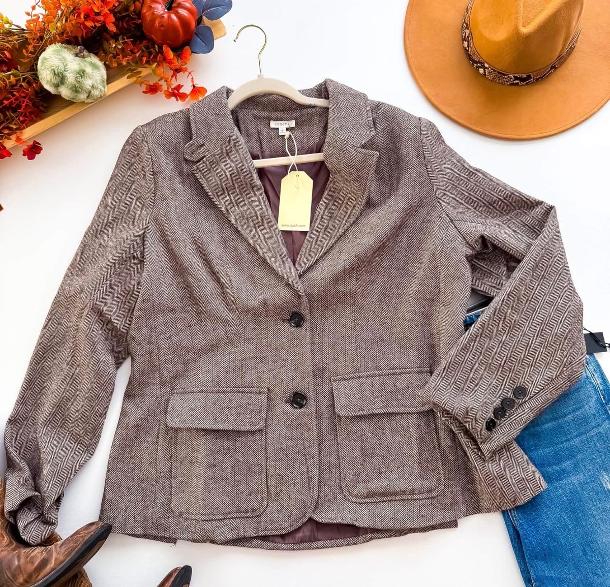 Tweed Blazer Chic Classy | Queen Bee Boutique