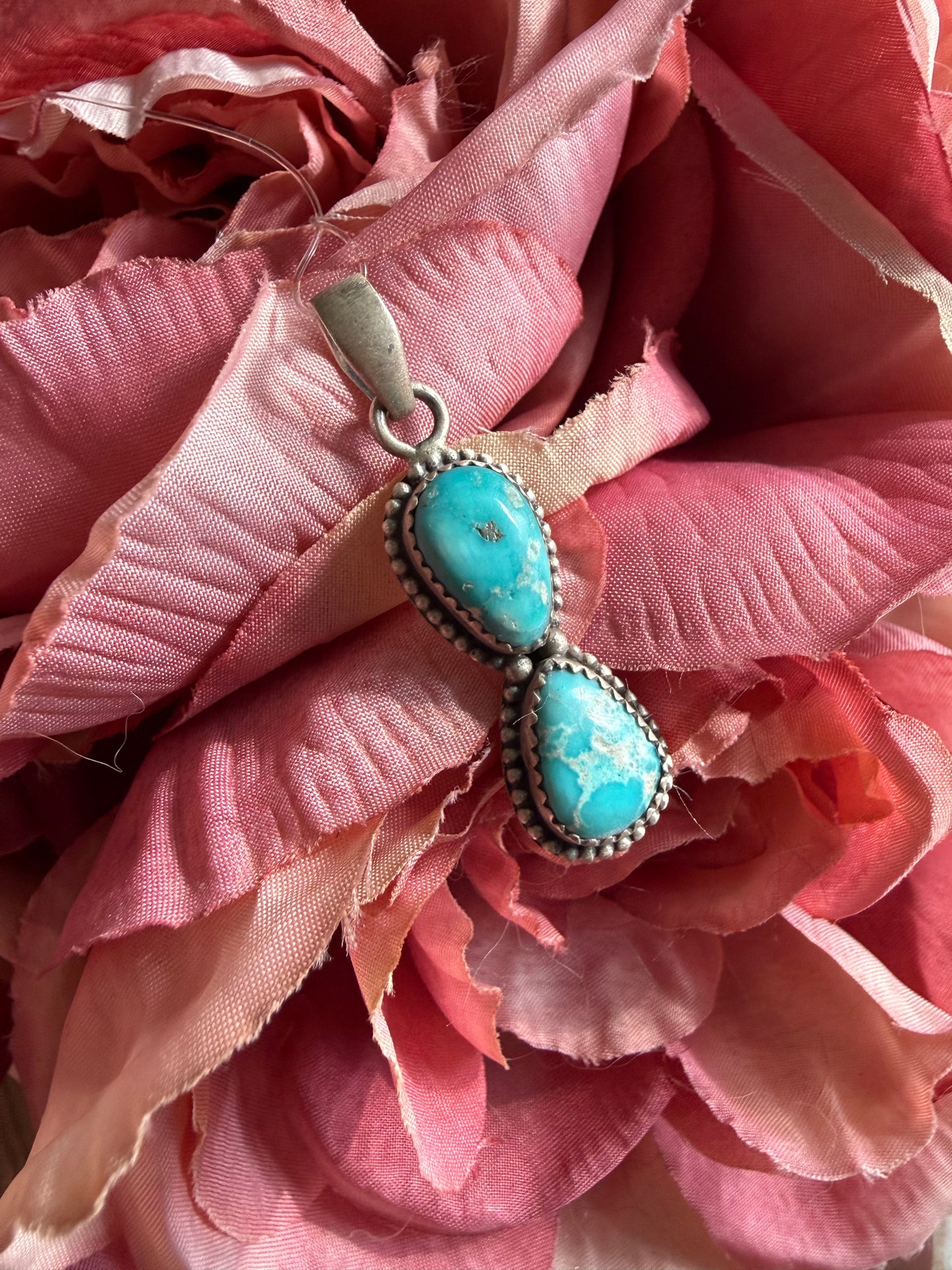 White Water Turquoise Pendant | Queen Bee