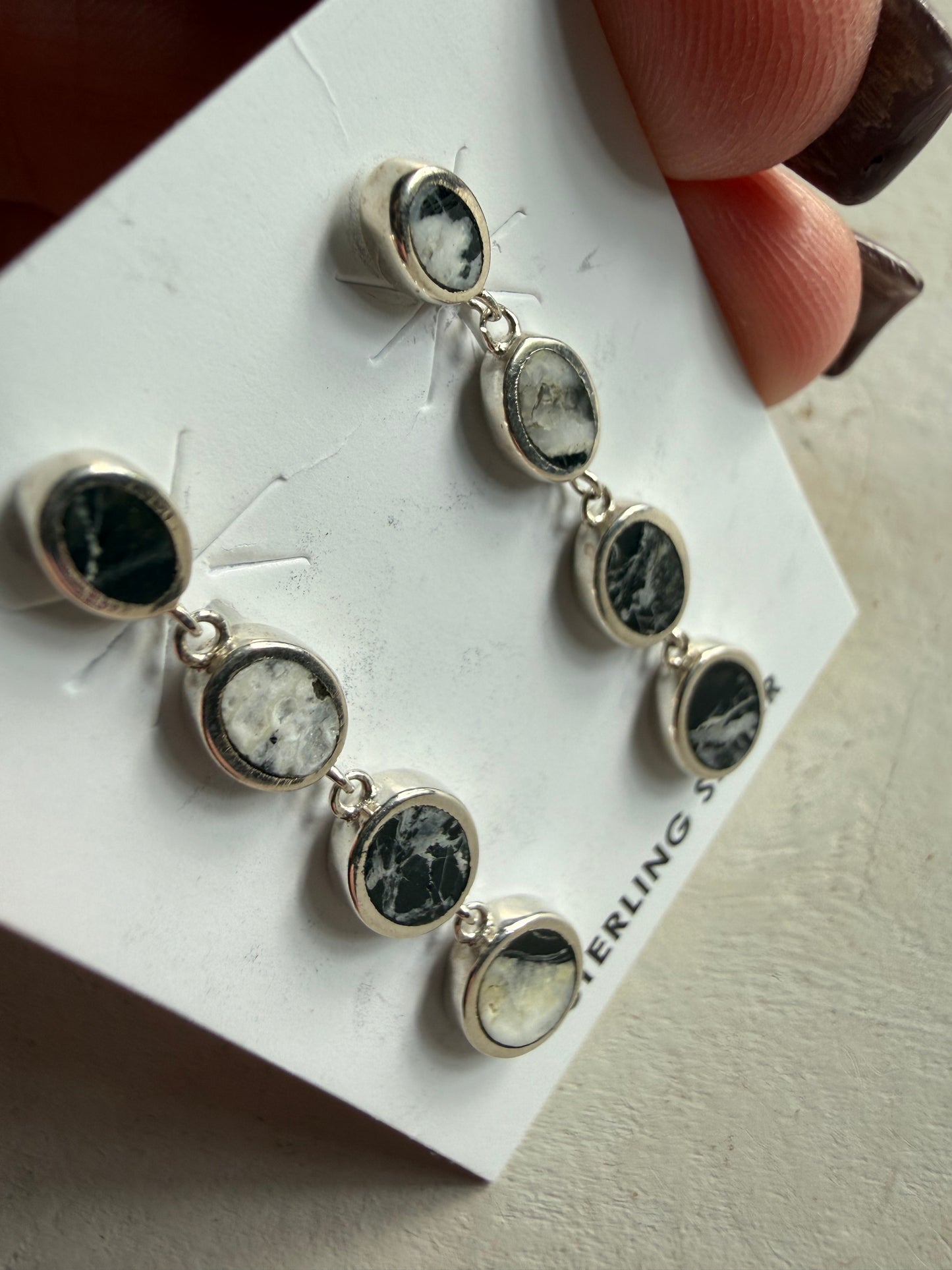 Dangle White Buffalo Earrings | Queen Bee Boutique