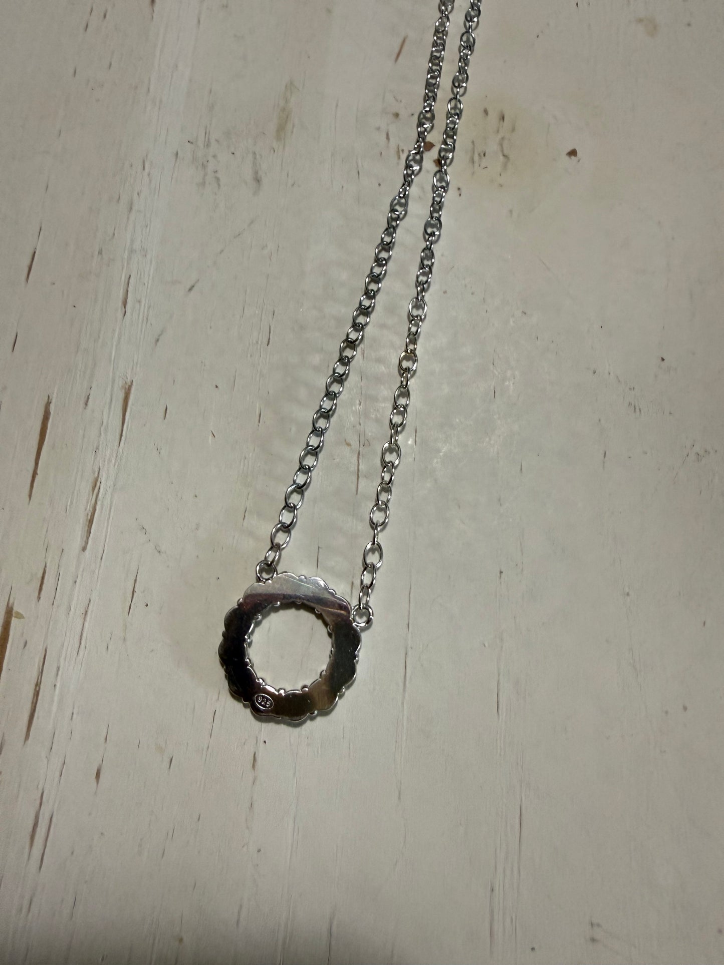 Turquoise Circle Pendant Necklace | Queen Bee Boutique