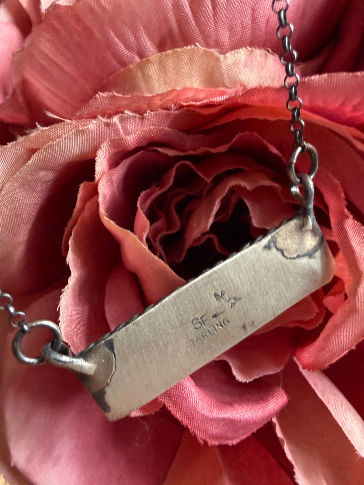 Mine #8 Bar Necklace Native Handmade | Queen Bee Boutique