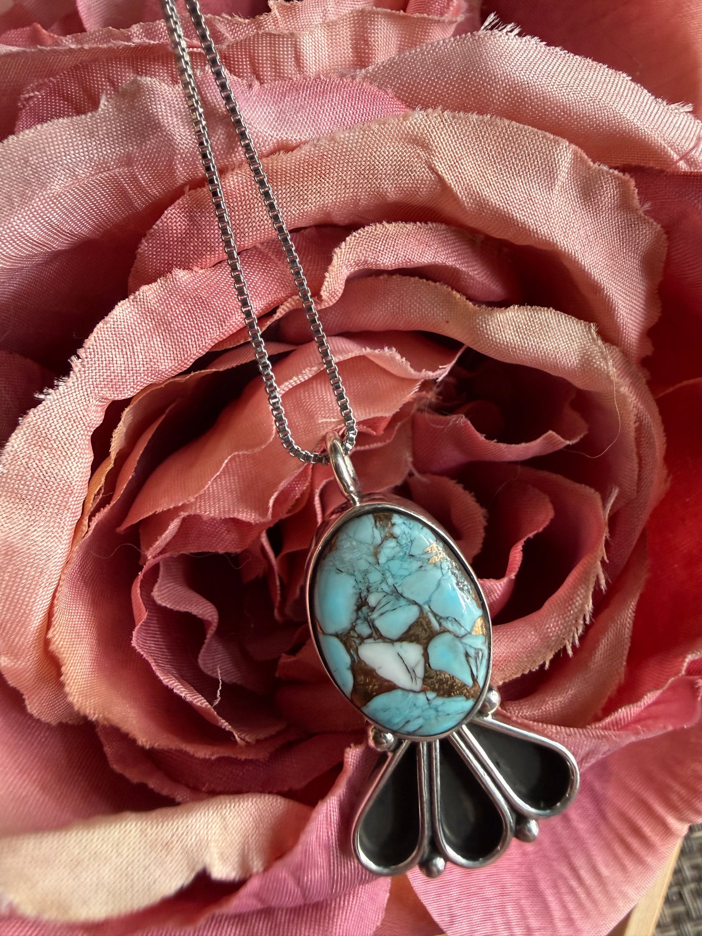 Golden Hills Sterling Silver Pendant | Queen Bee Boutique
