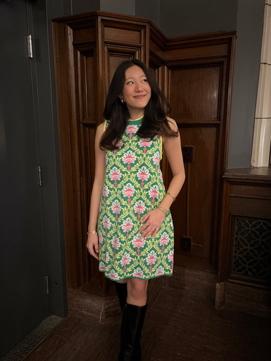 Multi Color Knit Pullover Sleeveless Spring Dresses | Queen Bee Boutique