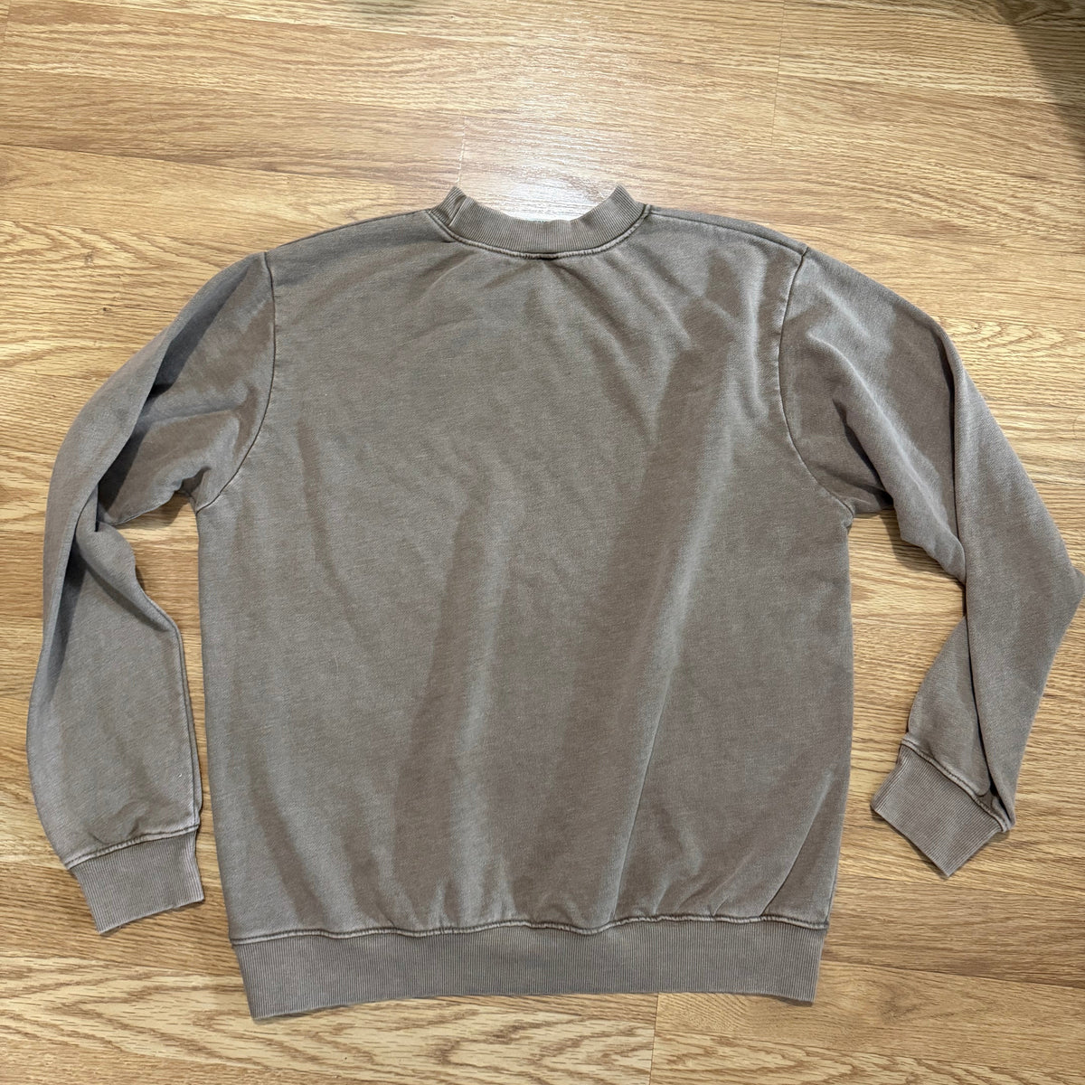 KC Chiefs Sleeve Patch Brown Football Mock Neck | Queen Bee