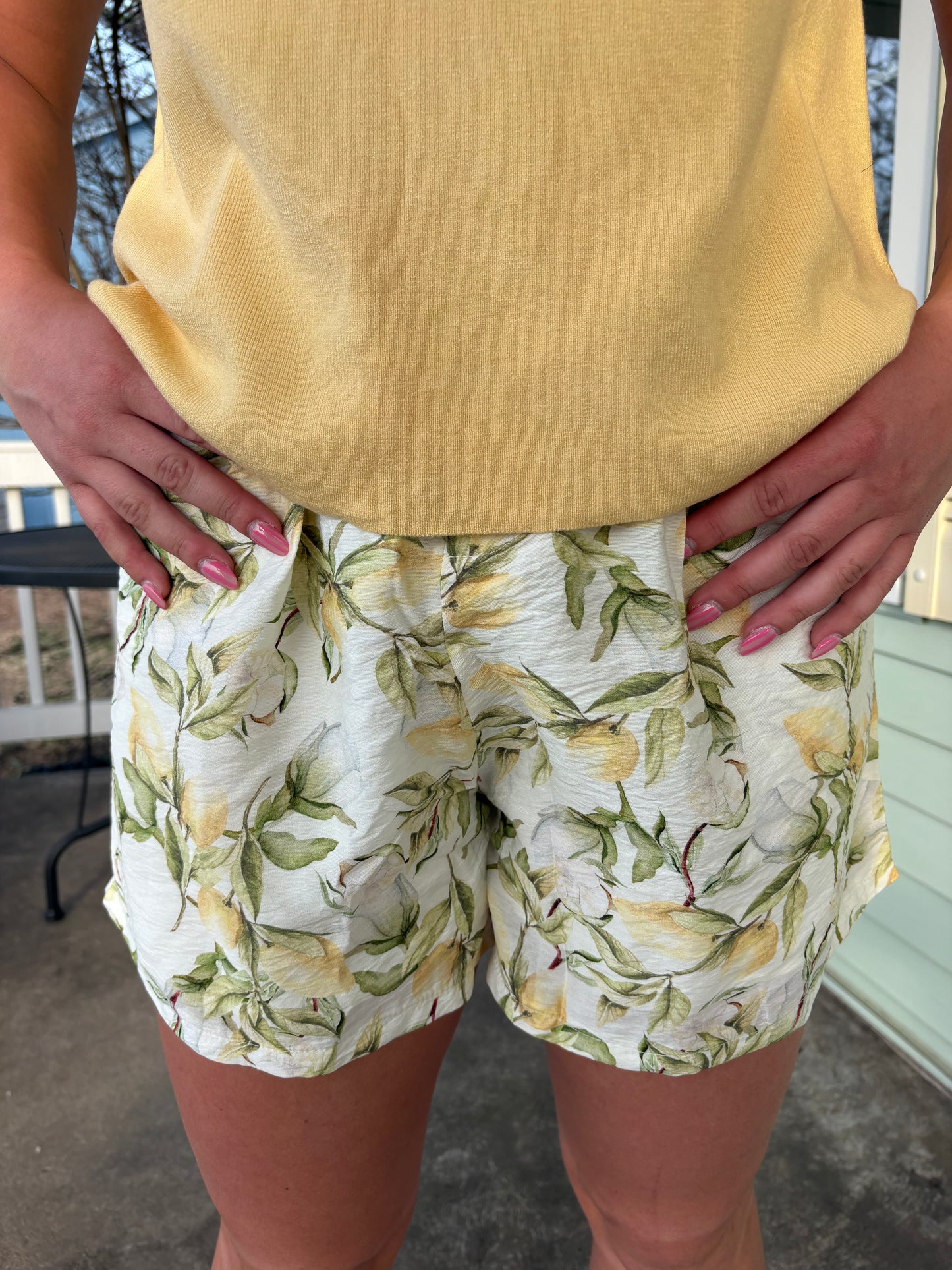 Lemon Shandy Dressy Summer Shorts Classy Chic | Queen Bee Boutique