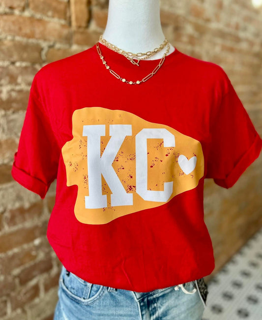 Classic Arrowhead KC Logo Tee