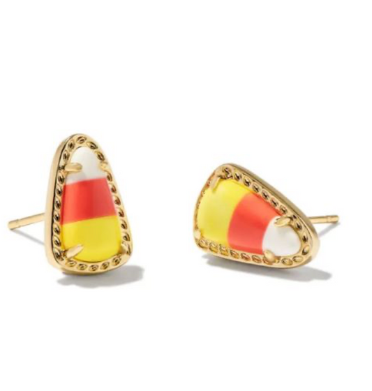 K.S. Candy Corn Stud Earrings | Queen Bee Boutique