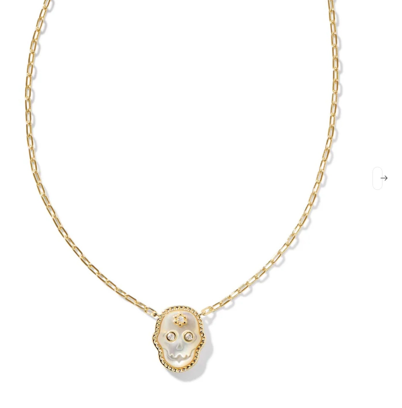 Kendra S. Sugar Skull Halloween Necklace