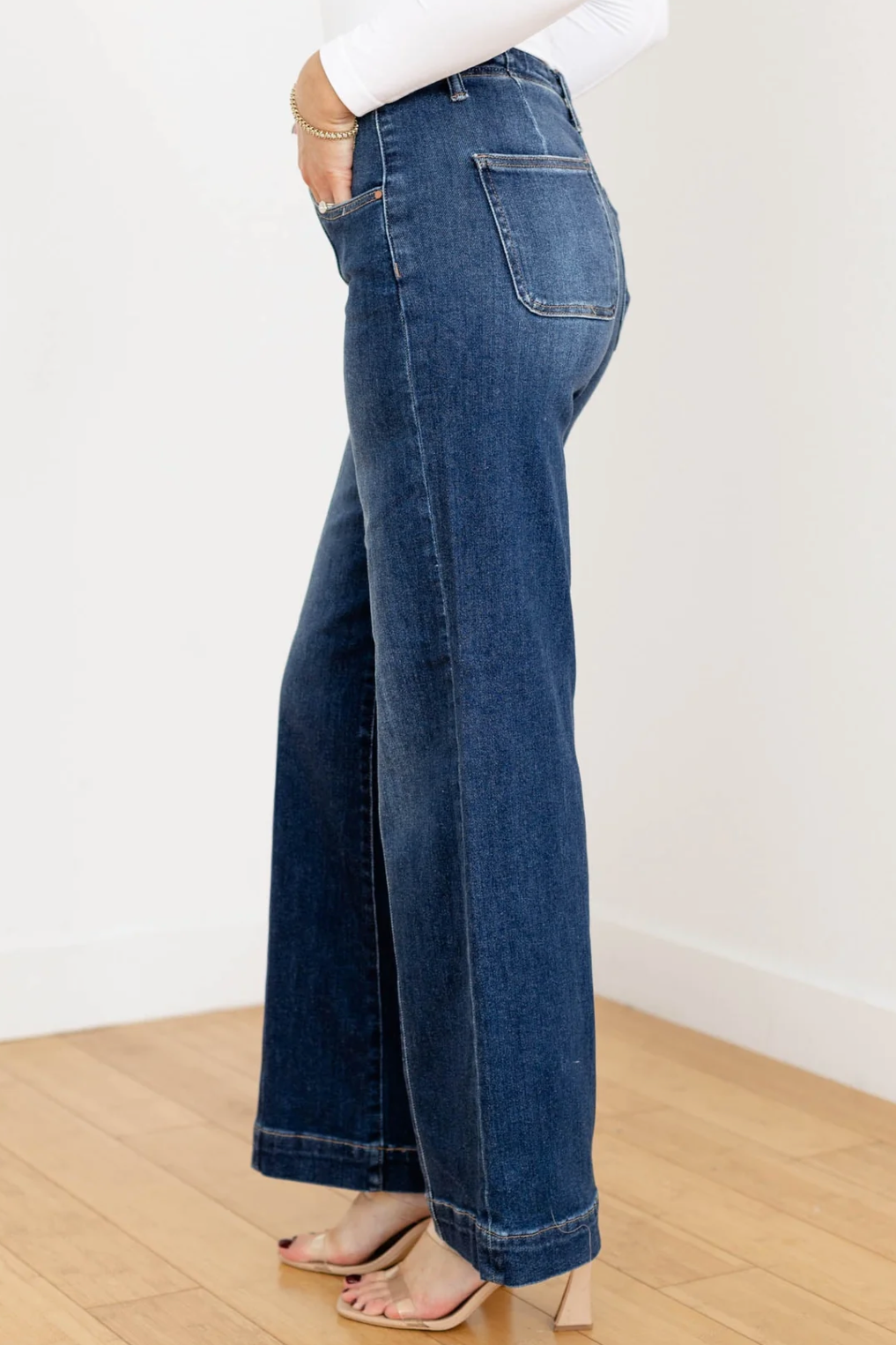 Risen Jeans Dark Tummy Control