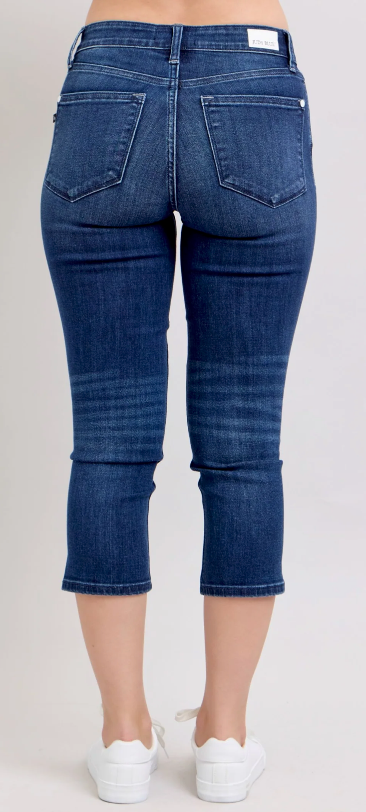 Judy Blue Sleek Chic Capri Side Slit | Queen Bee Boutique