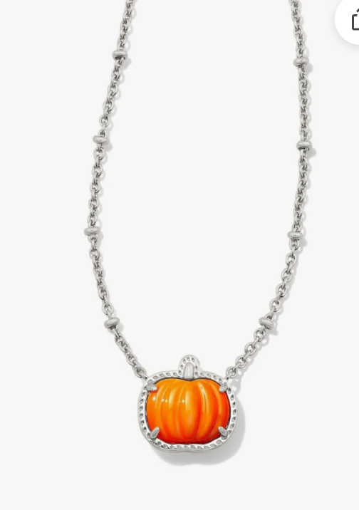 K.S. Pumpkin Necklace | Queen Bee Boutique