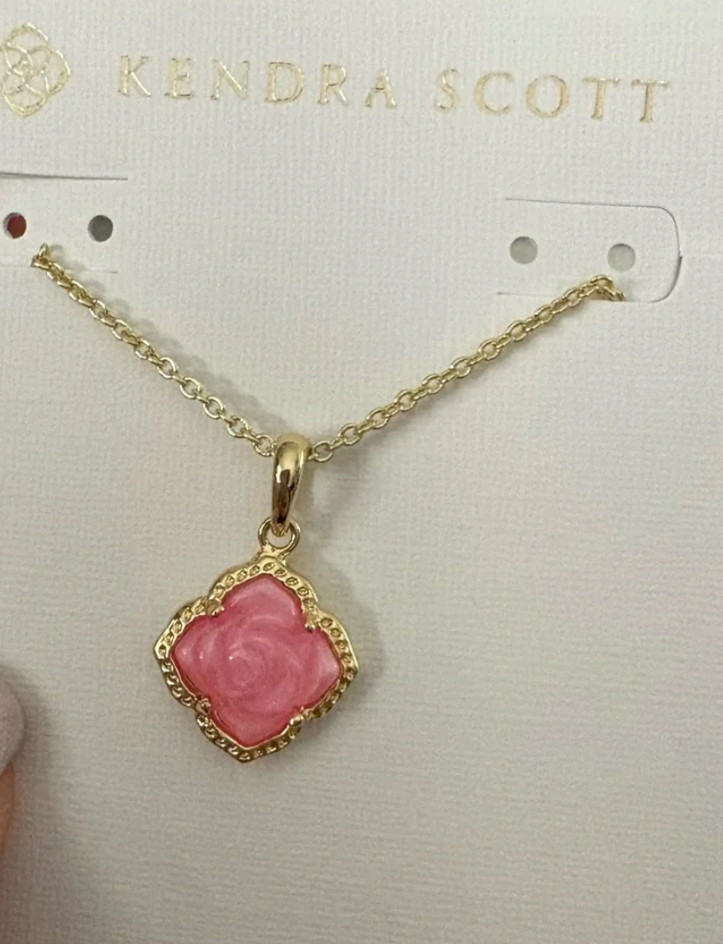 Kendra S. Mallory Rose Necklace