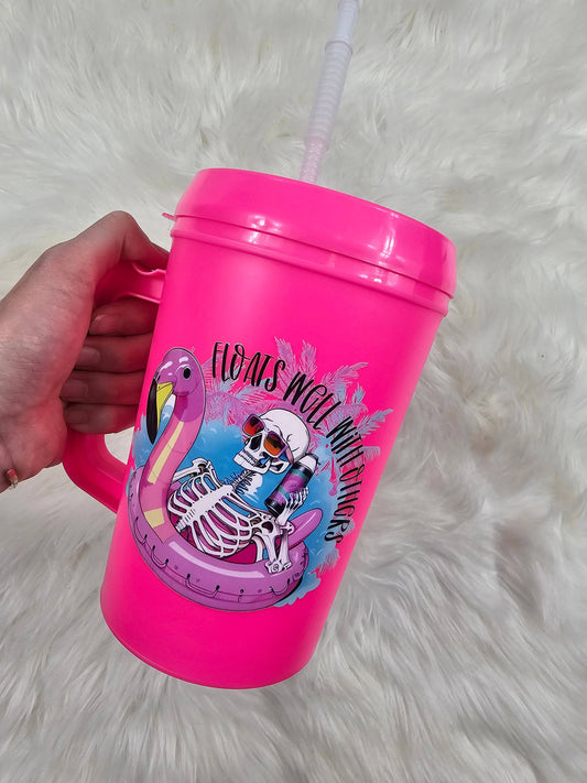 'Floats Well With Others' Mega Trucker Mug 34oz