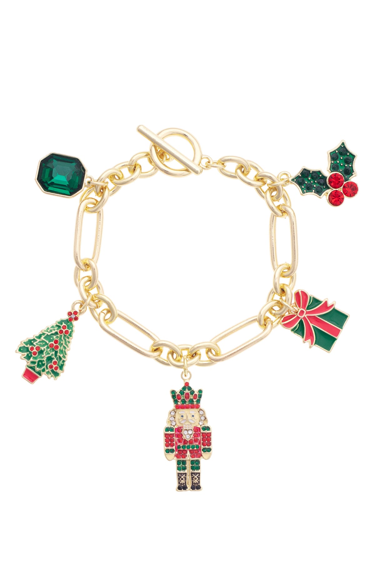Nutcracker Charm Bracelet in Multi Colors
