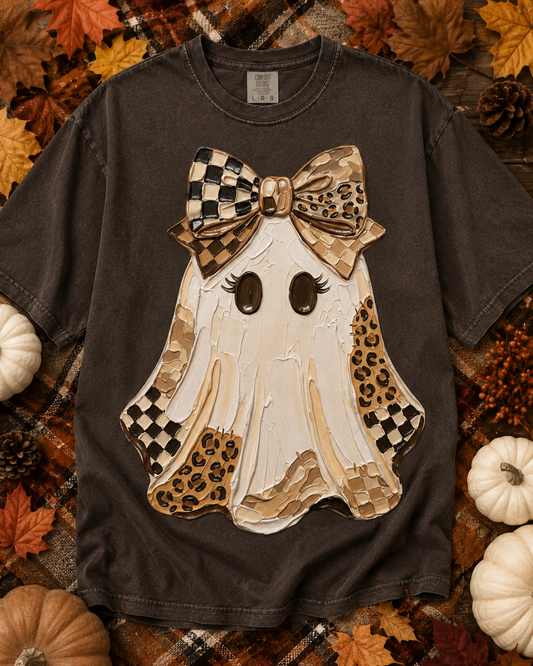 Fall Ghost Graphic T-Shirt | Queen Bee Boutique